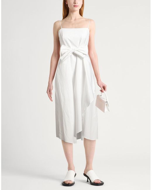 ARMANI EXCHANGE White Midi Dresses
