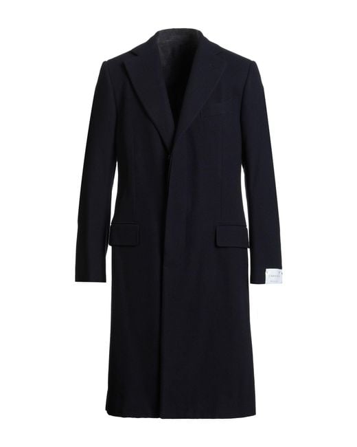 Caruso Blue Coat Wool for men