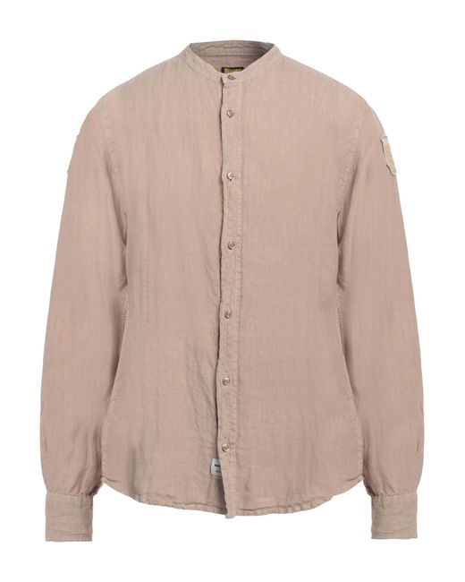 Camicia di Blauer in Pink da Uomo