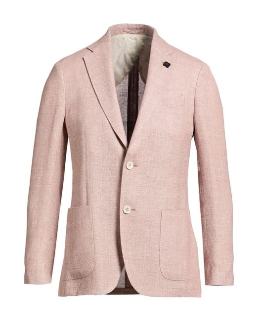 Lardini Pink Blazers for men