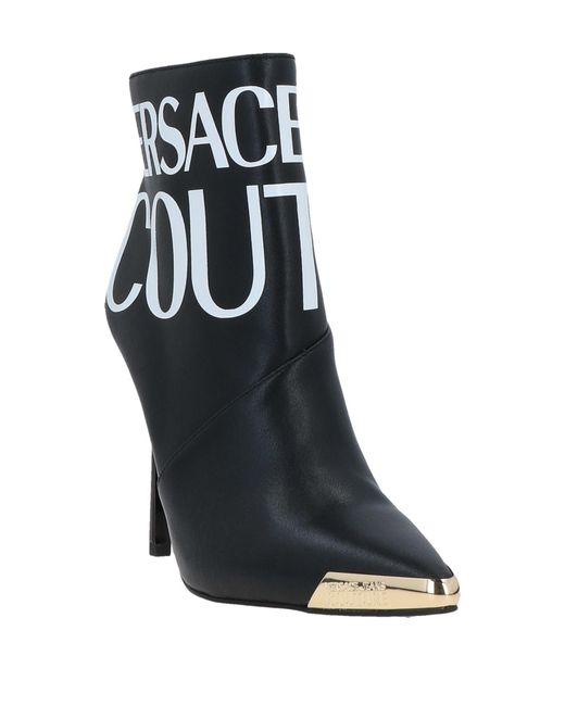 Versace Jeans Couture Black Ankle Boots