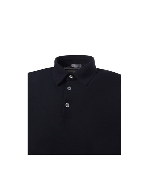 Zanone Poloshirt in Black für Herren