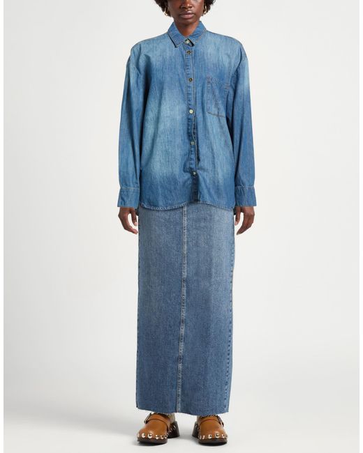Kaos Blue Denim Shirt Cotton