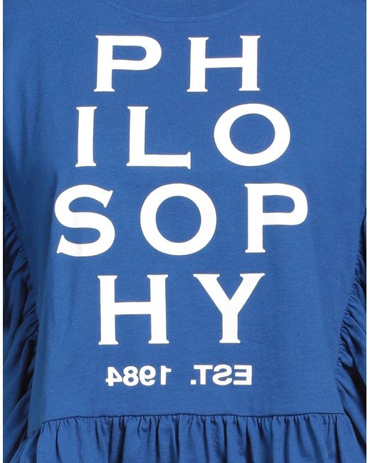 T-shirt Philosophy Di Lorenzo Serafini en coloris Blue