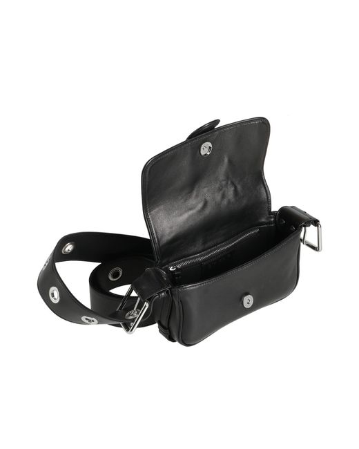 By Far Black Shoulder Bag Lambskin