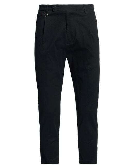 GOLDEN CRAFT 1957 Blue Pants Cotton, Elastane for men