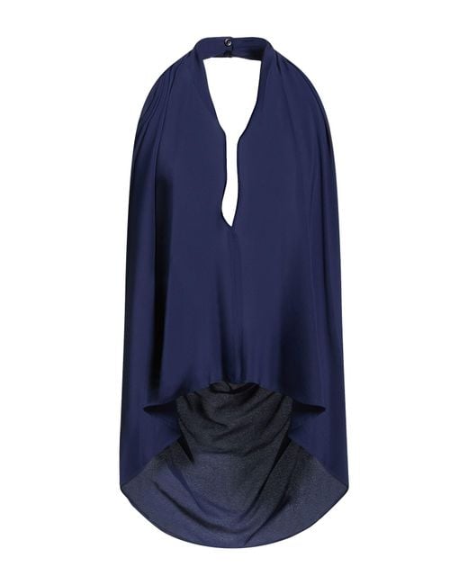 Top Semicouture de color Blue