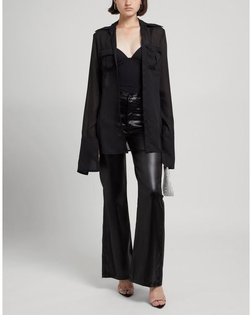 Monot Black Shirt Polyester
