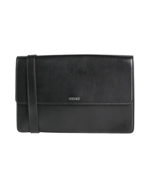 Versace Black Cross-Body Bag Calfskin