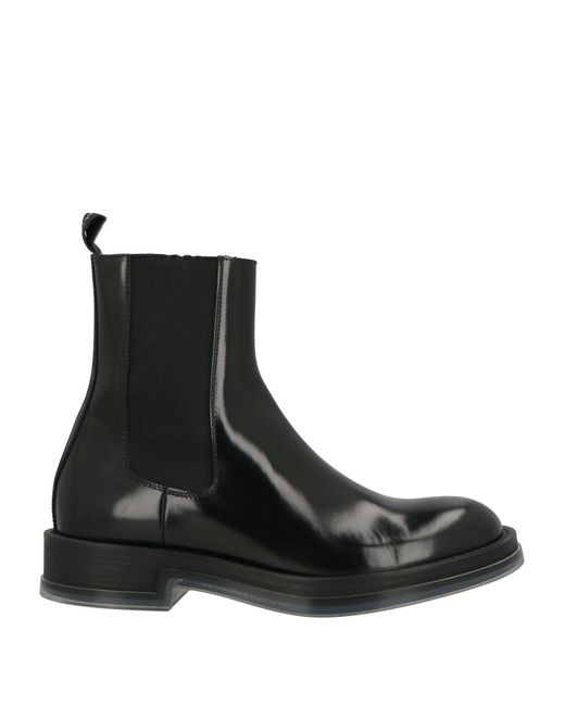 Alexander McQueen Black Ankle Boots for men