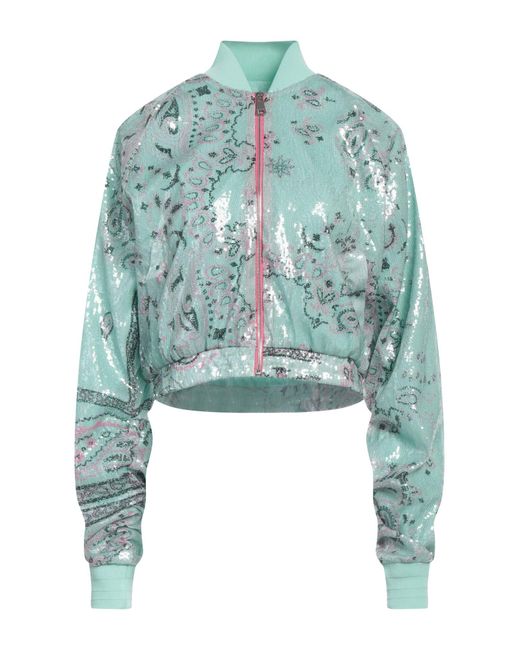 Khrisjoy Blue Jacket Polyester