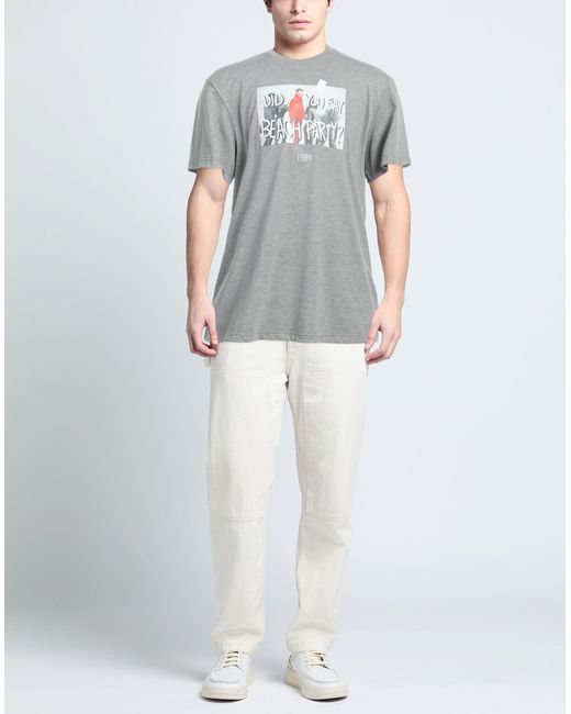 Throwback. Gray T-shirt for men