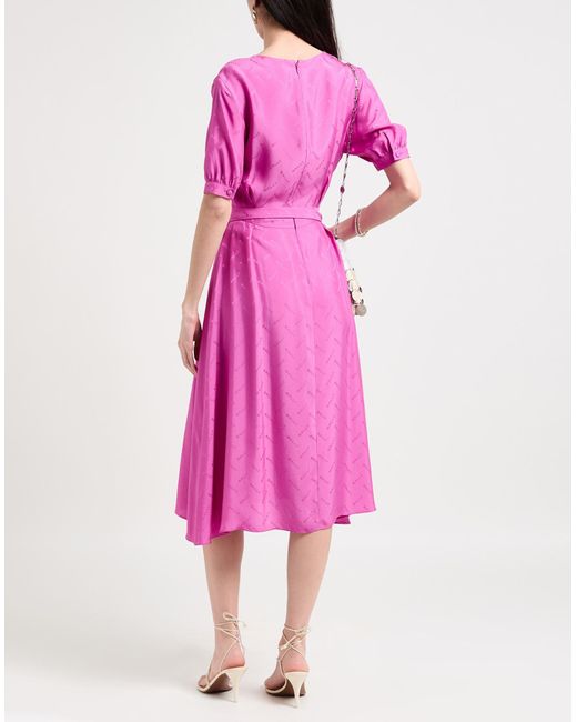Bally Pink Midi-Kleid