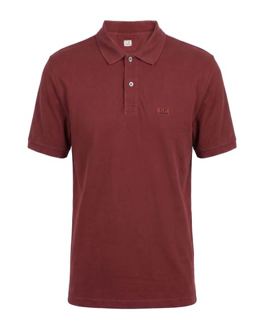 C P Company Red Polo Shirt for men
