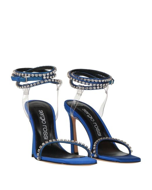 Sergio Rossi Blue Sandals