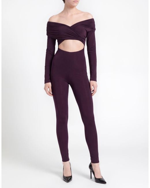 Maygel Coronel Purple Jumpsuit