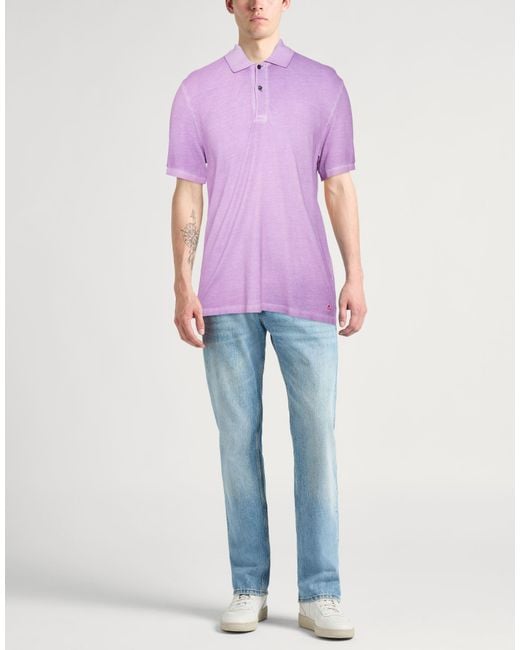 Polo Peuterey de hombre de color Purple