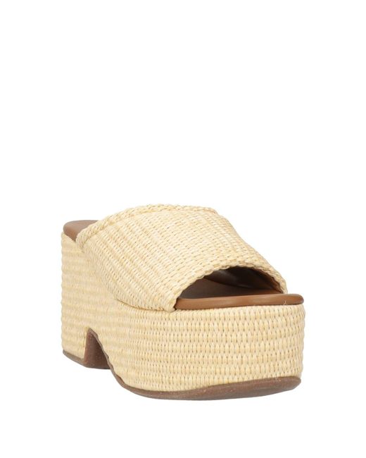 THEMOIRÈ Natural Sandals Straw