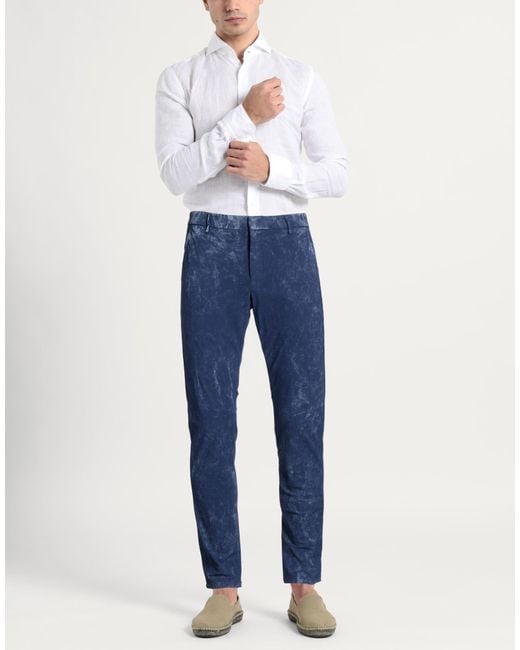 Dondup Blue Pants Polyamide, Elastane for men