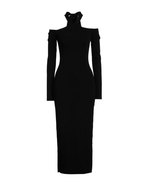 Akep Black Midi-Kleid