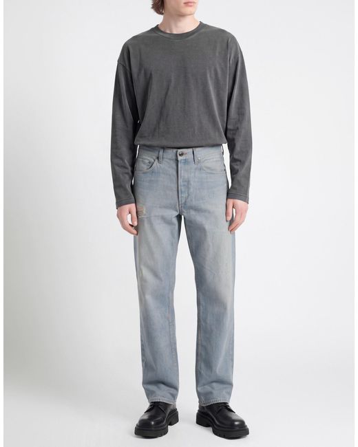 Rag & Bone Blue Pants Cotton, Elastane for men