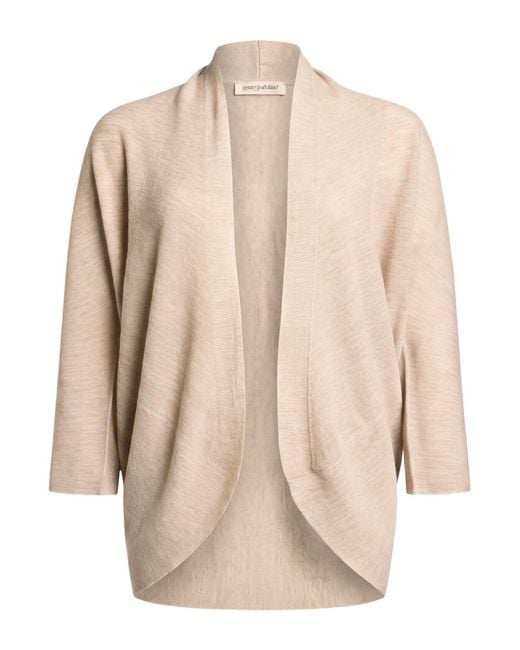 Gentry Portofino Natural Cardigan Cashmere