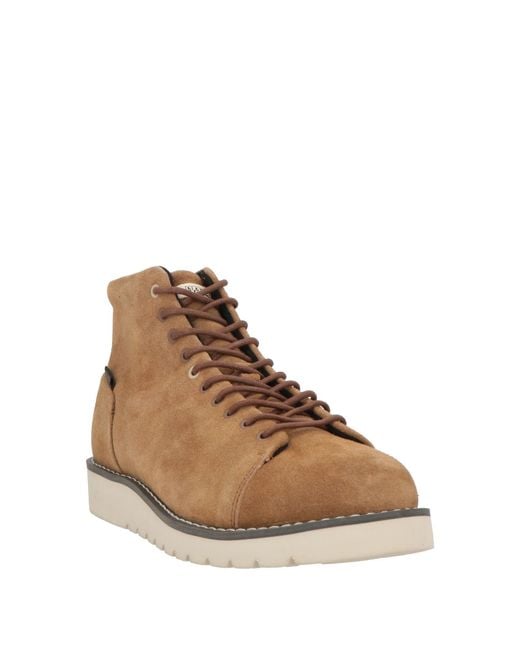 Napapijri Brown Ankle Boots for men