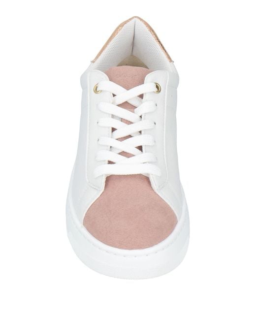 Geox White Trainers