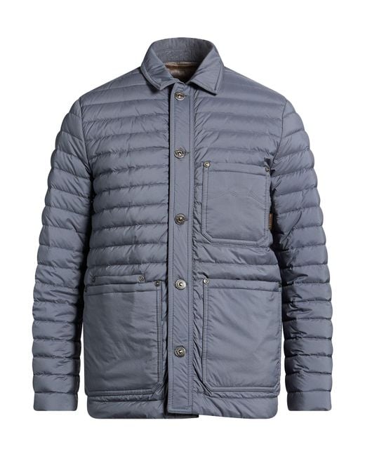 Moorer Blue Slate Puffer Polyamide, Polyurethane for men