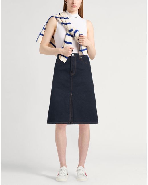 Burberry Blue Denim Skirt