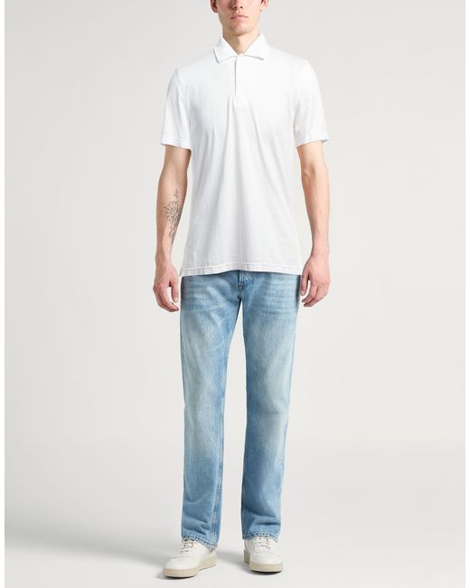 Aspesi White Polo Shirt for men