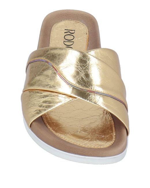Rodo Metallic Sandals