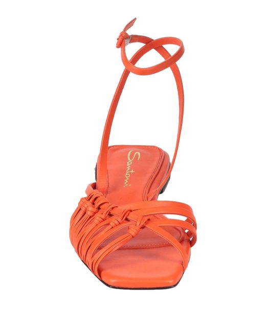 Santoni Red Sandals