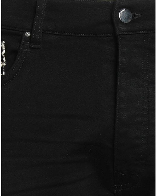 Amiri Black Jeans Cotton, Elastomultiester, Elastane, Viscose for men