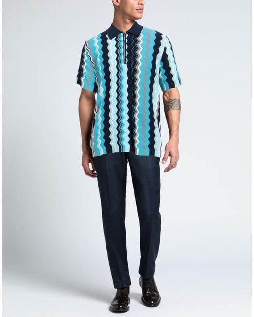 Pullover Missoni de hombre de color Blue