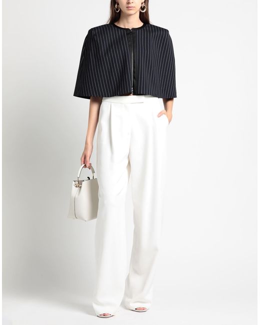 Karl Lagerfeld Black Cape Wool, Elastane