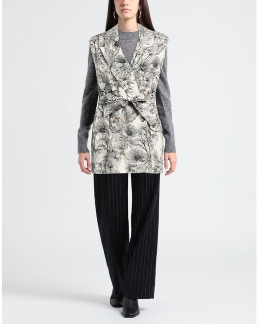 ViCOLO White Ivory Blazer Cotton