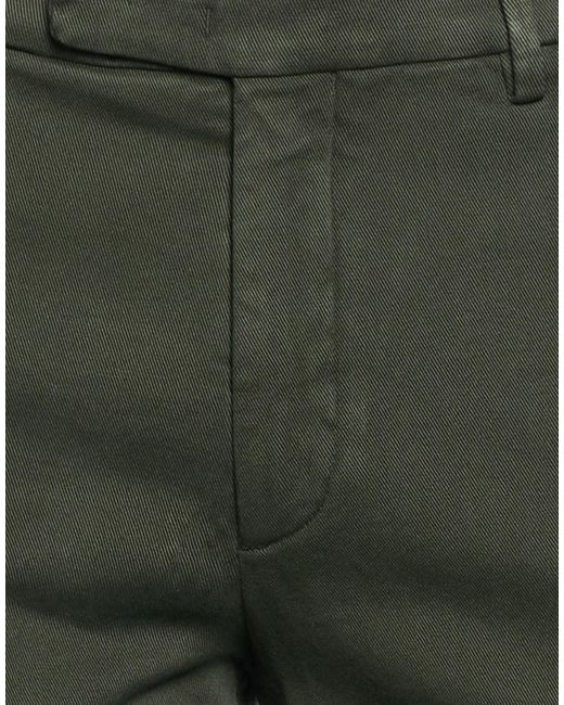 Boglioli Green Pants Cotton, Elastane for men