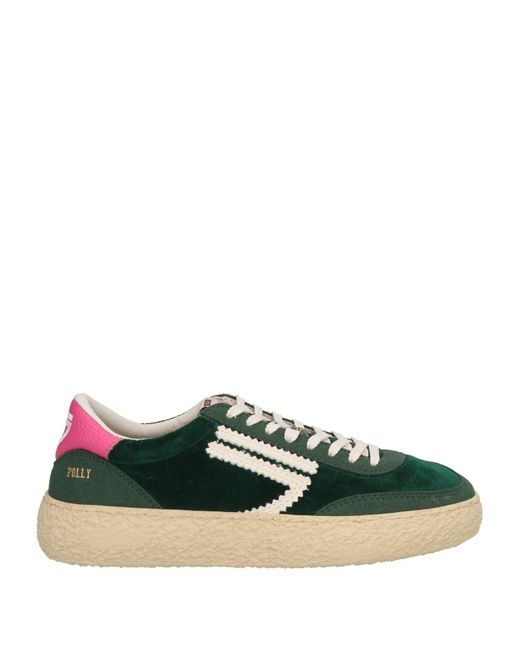 PURAAI Green Dark Sneakers Textile Fibers