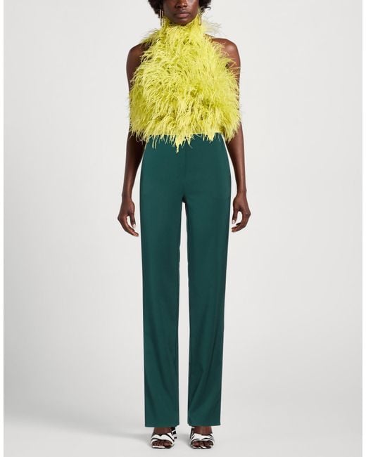 Rinascimento Green Pants Polyester, Elastane
