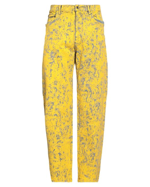Pantaloni Jeans di Dolce & Gabbana in Yellow da Uomo