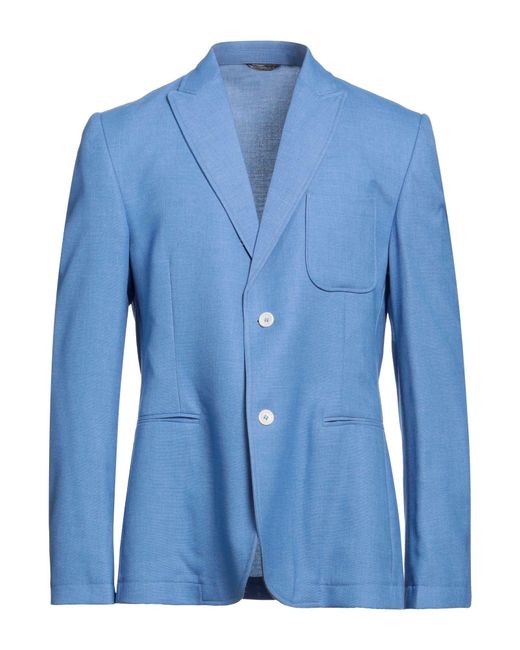 Daniele Alessandrini Blue Blazer for men