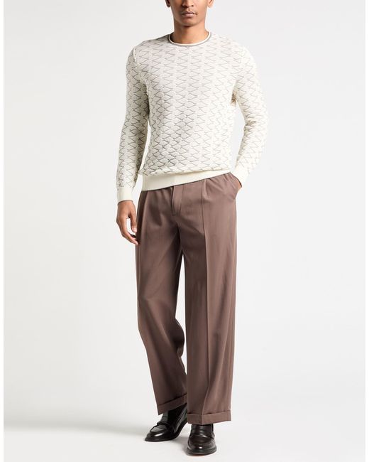 Giorgio Armani White Jumper for men