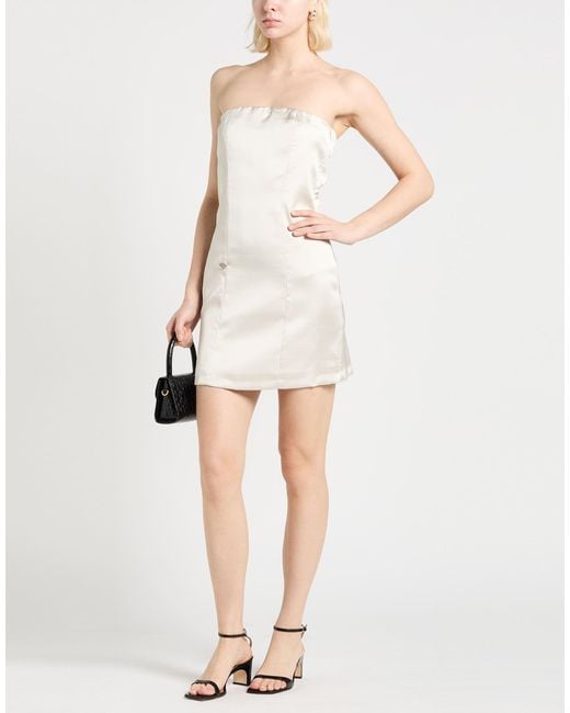 ViCOLO White Mini Dress Polyester