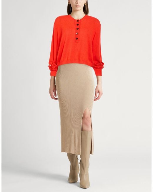 Alysi Red Crème Sweater Merino Wool, Cashmere