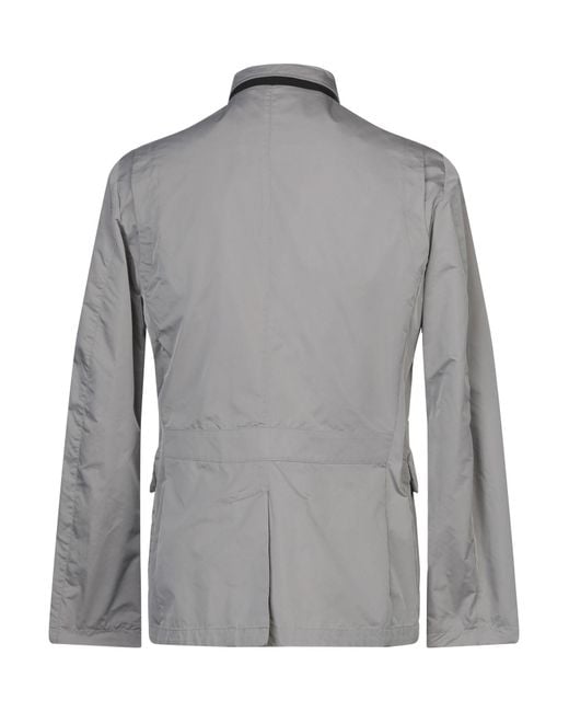 Moorer Gray Jacket Polyester for men