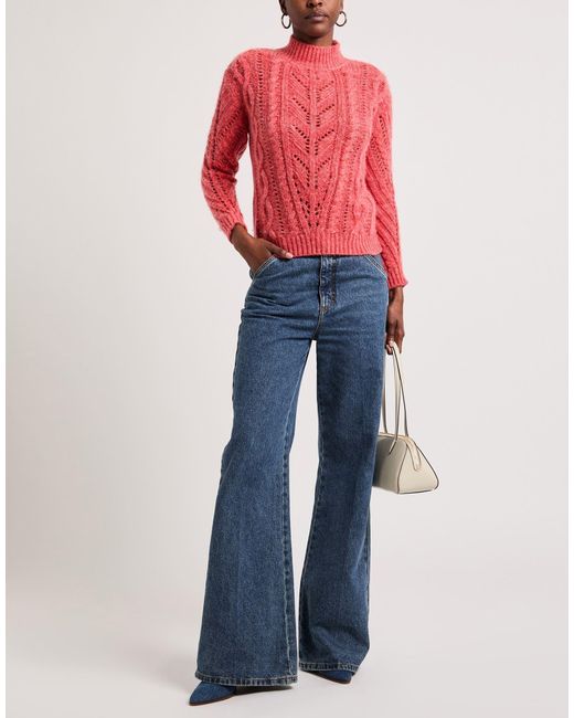 Agnona Pink Turtleneck