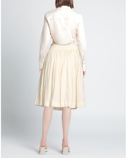 Woolrich Natural Midi-Rock