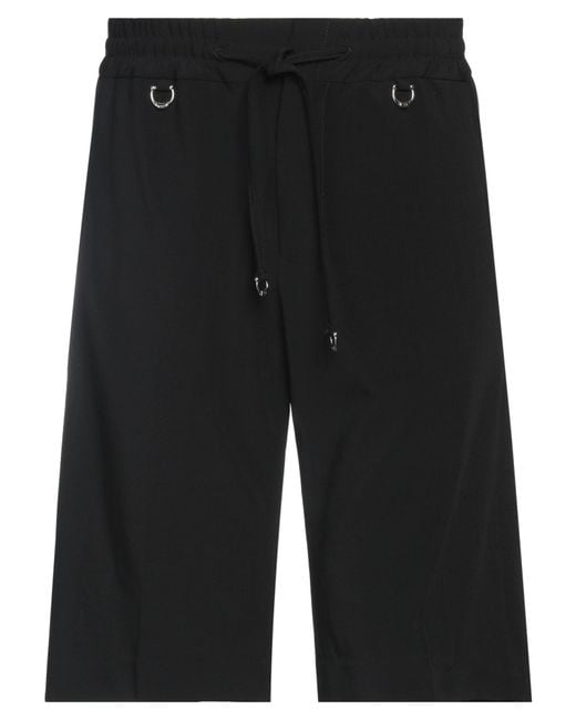 John Richmond Black Shorts & Bermuda Shorts for men