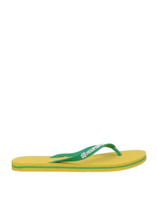 Philipp Plein Yellow Thong Sandal for men